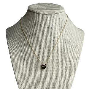 Kate spade house cat mini pendant necklace